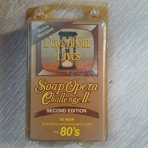 Days of Our Lives Soap Opera Challenge II Card Game with Dice Y2K 80's Trivia